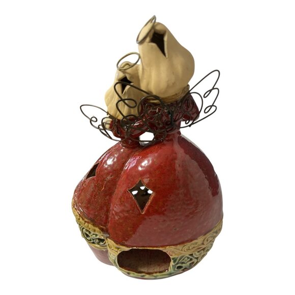 Vintage Ceramic Angel Mother & Child Tealight Holder Figurine – 9.5” Christmas L - Picture 2 of 5
